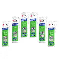 TX - Sellante Acrílico Ultra Blanco 450g Pack 6 Uni