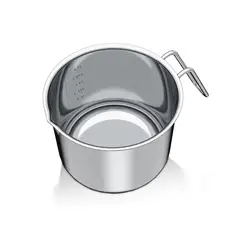 WENS - Jarro Lechero Con Escala Medidora 1500ml Acero Inoxidable