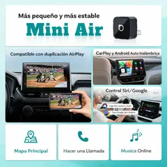 GENERICO - Adapatador inalambrico carplay ottocast duplica pantalla