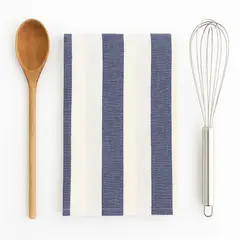 WAKESHOME - Paños De Cocina Toallas De Algodón Para Colgar Individuales - Rayas Gruesas