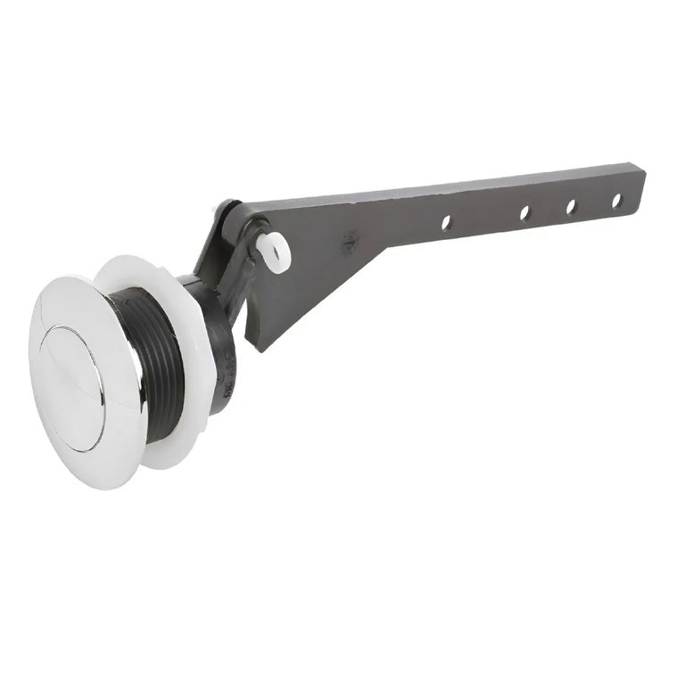 Boton De Descarga Lateral Para Estanque Wc Cromado Aquakit