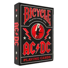 BICYCLE LINE - Baraja Bicycle ACDC Música Rock Magia Cartas Cardistry