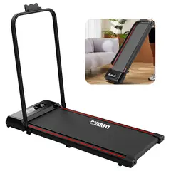OVERFIT - Trotadora 2 Hp Fitness Caminadora Electrica Plegable 10 Km/h