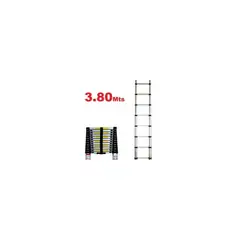 U BUY - Escalera Telescopica Aluminio Retráctil 38 Mts Soporta 150k