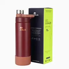 ZOLA OUTDOORS - Botella Térmica 720 ML CLASICA BURDEO