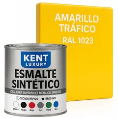KENT - ESMALTE SINTETICO 1-4 GALÓN AMARILLO TRÁNSITO