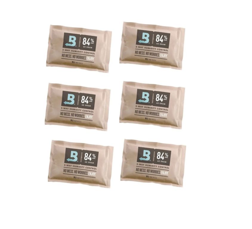 6 Sobres Boveda Pack 84pct 60gr Control Humedad 2 vias