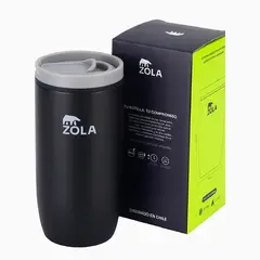 ZOLA OUTDOORS - VASO TÉRMICO MUG 425 ML NEGRO