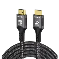 GENERICO - Cable HDMI 2.1 8K de alta velocidad 48Gbps hasta 120hz, 5 metros