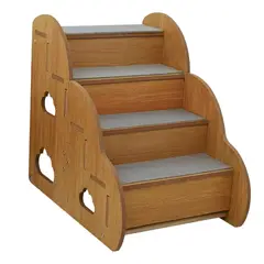 SUKEA - Escaleras Para Mascotas Para Gatos Y Perros Pequeños Marrón