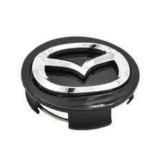 GENERICO - 1 Tapa Centro Llanta Emblema Mazda 56mm Negro
