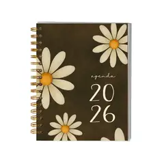 GENERICO - Agenda 2026 con fecha flores - 12 meses espacio nota
