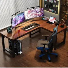 GENERICO - Escritorio Oficina En L Gamer Ejecutivo Madera 140x120x75