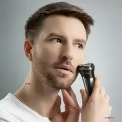 NEW LINE - Máquina de Afeitar 3 en 1 Recargable Inalámbrica USB Color Plateada