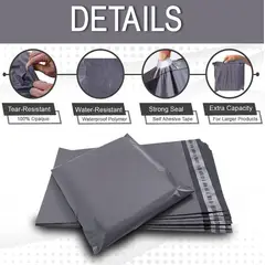GENERICO - Kit 100 Bolsas Embalar Courier Autoadhesivo 25x35cm Firme