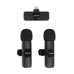 TECNOLAB - Micrófonos Lavalier Inalámbricos Conector Lightning - PS