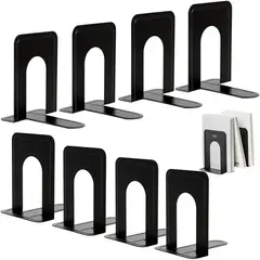 GENERICO - Soporte Para Sujetalibros 5 Pares De Soportes Para Libros