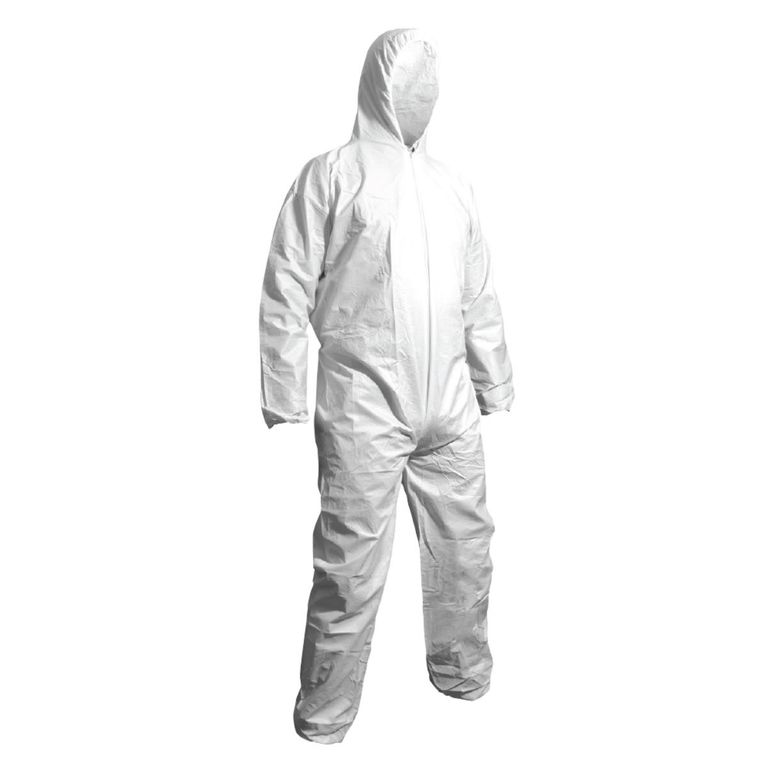 Buzo Desechable Blanco Coverall Ultra Ligero
