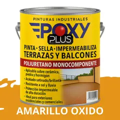 EPOXY - TERRAZAS Y BALCONES- Pinta Sella e Impermeabiliza - OCRE