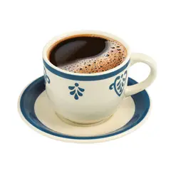 HALLEN - Juego De Tazas Loza + Platillos Pintadas A Mano 12Piezas