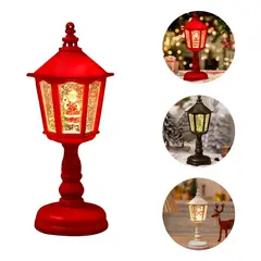 GENERICO - Farol Navideño Decorativo Musical Con Luces Adornos Navidad