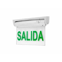 WANT - LUZ LED DE EMERGENCIA CON LETRERO SALIDA CERTIFICADA