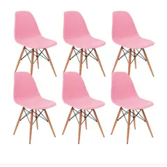CORI CORI - Pack 6 Sillas Eames Clasicas
