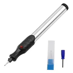 GENERICO - Lapiz Grabador Tallador Metal Plástico Vidrio Madera Cuero