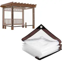 KUANGYE - Lonas Transparentes Resistentes Impermeables 3m X 6mts