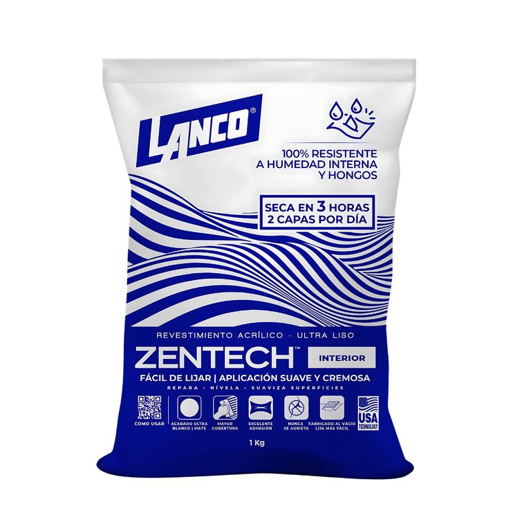 Pasta Muro Interior Zentech 1kg