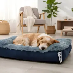 HOMEBRANDT - Cama Perro Polar Premium Lavable Antideslizante 77cm