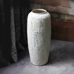 SANTU HOME & DECO - Macetero Jarron Ceramica Rústico Grande