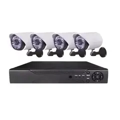 GENERICO - Kit De 4 Cámaras AHD Con DVR 1080p Full HD