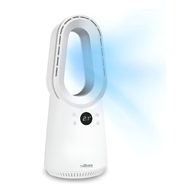 Ventilador Escritorio Pie Silencioso Thor Bladeless Digi Fan