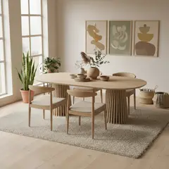 MEDULAR - Mesa de comedor Palisade 6 personas