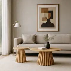 MEDULAR - Mesa de centro Palisade natural