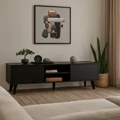 MEDULAR - Rack tv Atacama line black