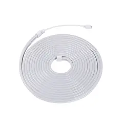 WANT - CINTA LED NEON 12V 5M BLANCO FRIO CON FUENTE DE PODER CERTIFICADA