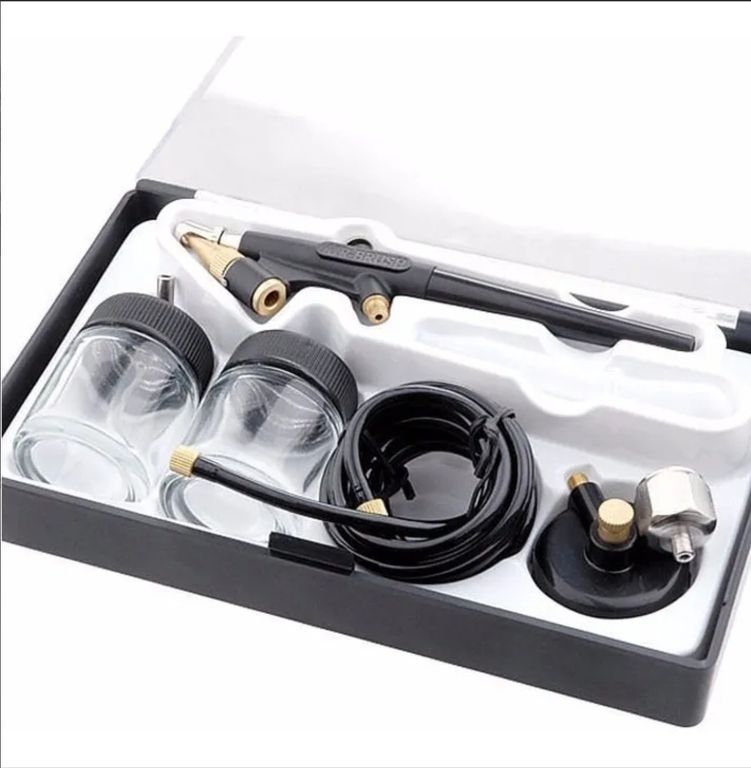 Accesorios para Aerografo Frascos Acoples Goma 8 Piezas