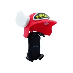GENERICO - Porta Smartphone Moto Bicicleta Diseño Casco Rojo