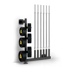 SDFIT - Rack De Discos Y 6 Barras En Muralla Zv-bc401110 Negro