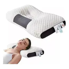 GENERICO - Almohada ergonómica ortopédica alivio cuello cervical
