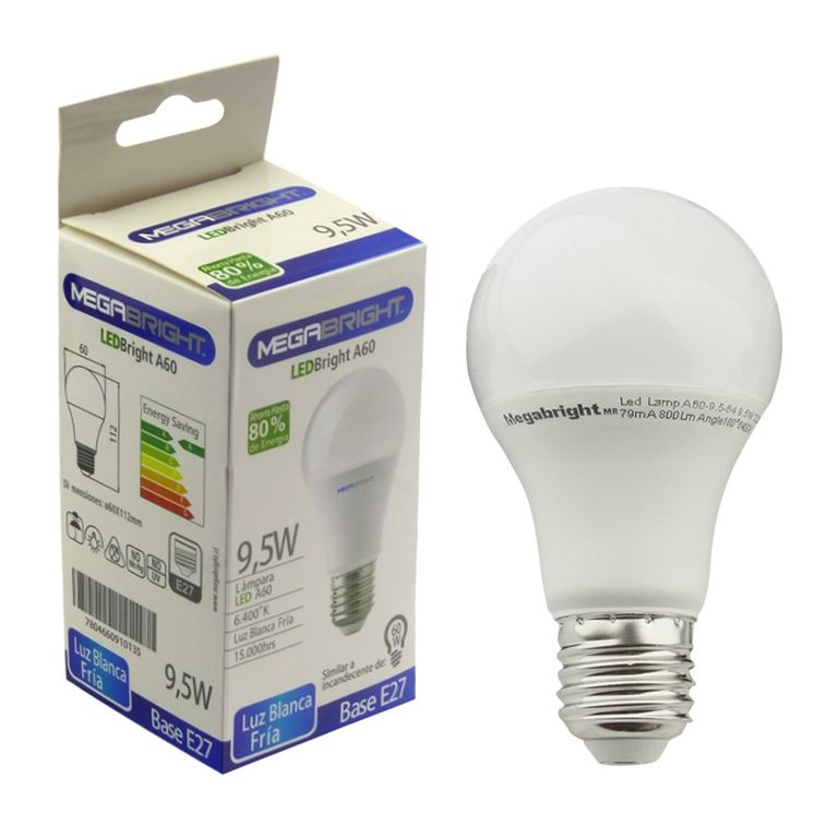 Ampolletas Led Luz Blanca 60w E27 Certificada Sec SET X3