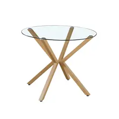 FURNITECH - Juego de comedor 4 sillas Tourny Gris