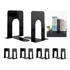 GENERICO - Soporte Para Sujetalibros 5 Pares De Soportes Para Libros
