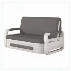 GENERICO - Futón Steel Blanco Marengo