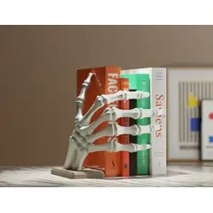 GENERICO - Decoración Sujeta Libros - Mano Esqueleto