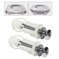 KINDA NICE - Accesorios Para Tornillos De Asiento De Inodoro De 2 Piezas