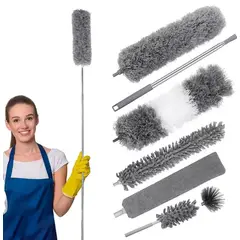 KINDA NICE - Plumero Retractil Microfibra Techo Extensión Limpiador Polvo