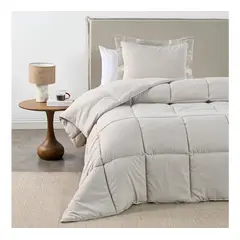 CANNON - Plumón Single Apto 1pl Y 1.5 Pl Softwash 185x250 Beige